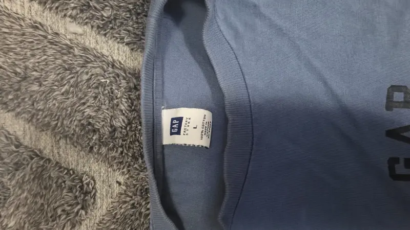 Polera manga larga azul GAP para hombre - 2
