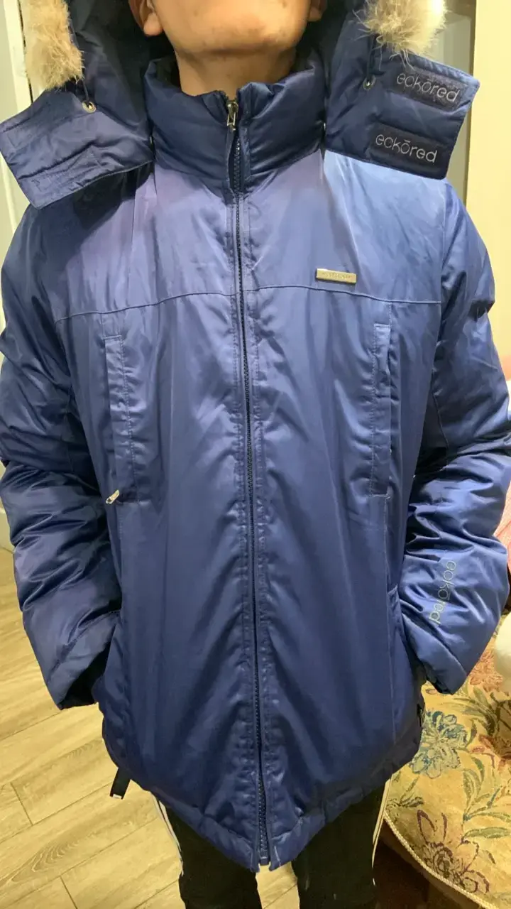 Parka azul con capucha Ecko Red - 5