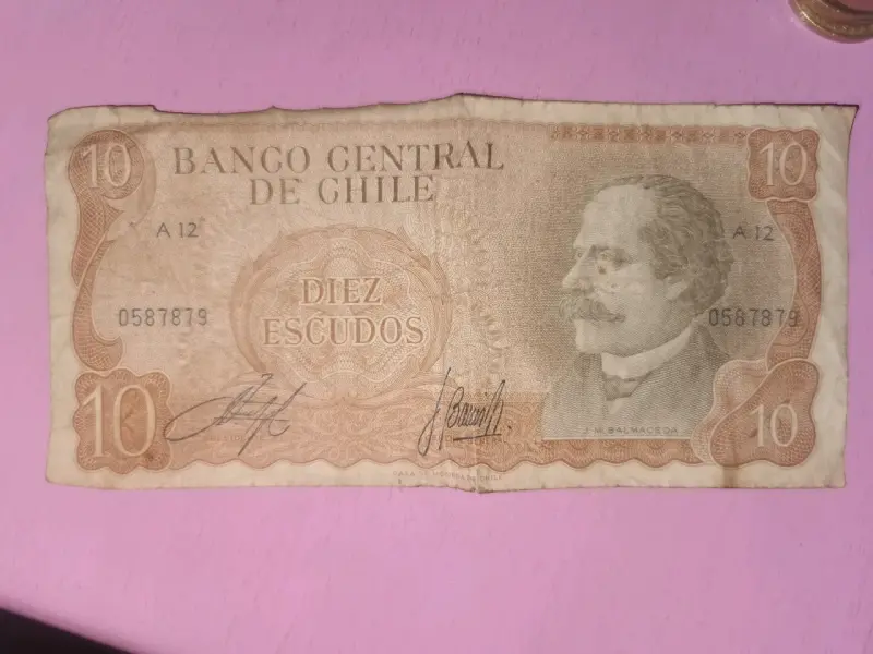 Billete de 10 escudos de Chile - 1