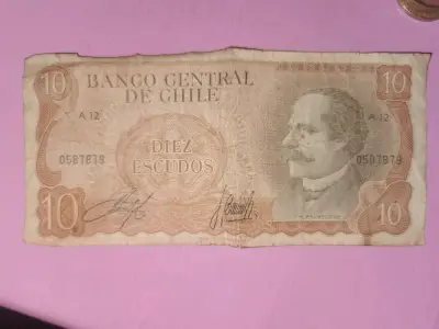 Billete de 10 escudos de Chile - miniatura 1