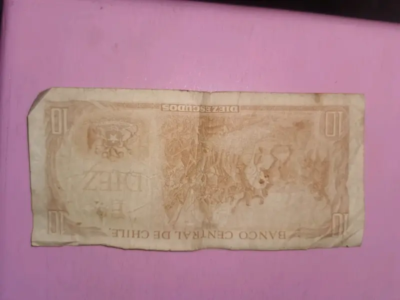 Billete de 10 escudos de Chile - 2
