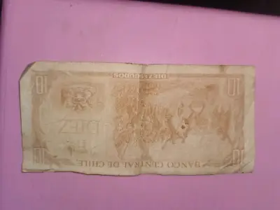 Billete de 10 escudos de Chile - miniatura 2