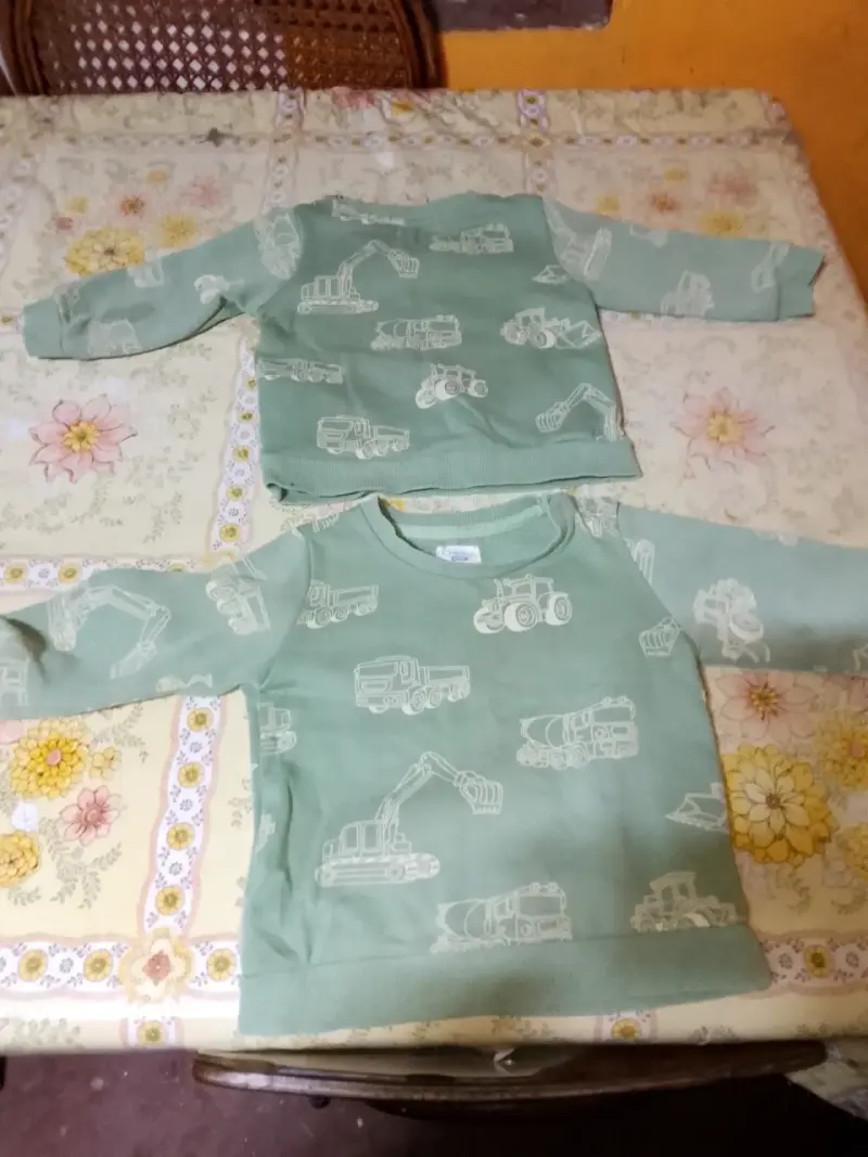 Polerones infantiles estampados de león y cocodril - 3