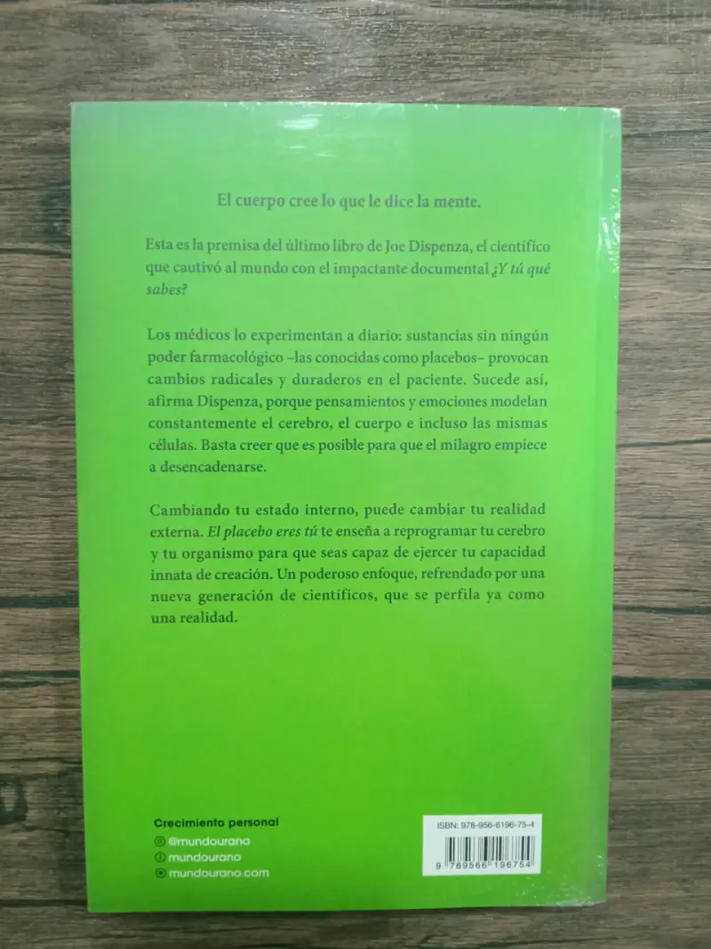 Libro 'El placebo eres tú' de Joe Dispenza - 2