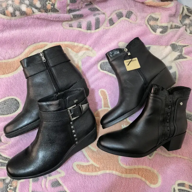 Botines de cuero 16hrs y Bruno Rossi Talla 39 - 1