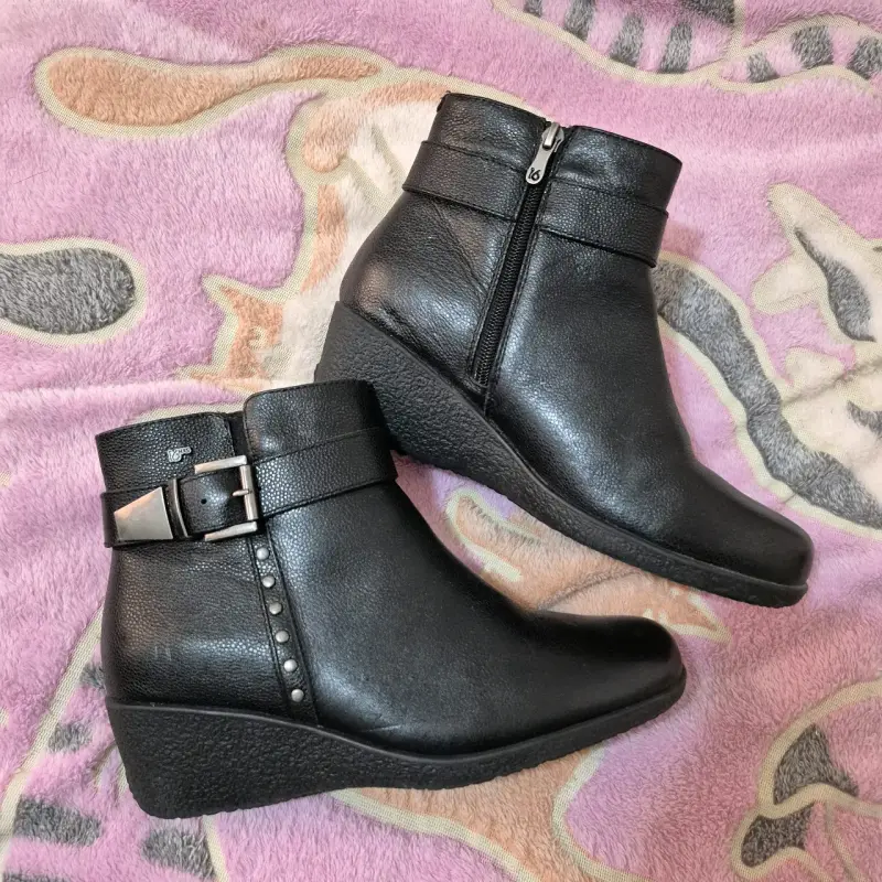 Botines de cuero 16hrs y Bruno Rossi Talla 39 - 2