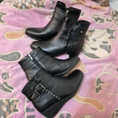 Botines de cuero 16hrs y Bruno Rossi Talla 39 - miniatura 4