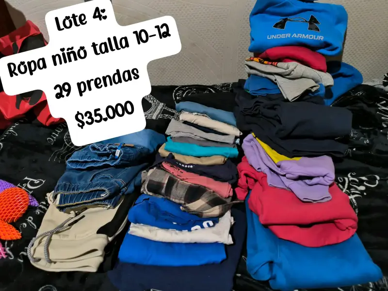 Lote de ropa para niño talla 10-12, 29 prendas - 1