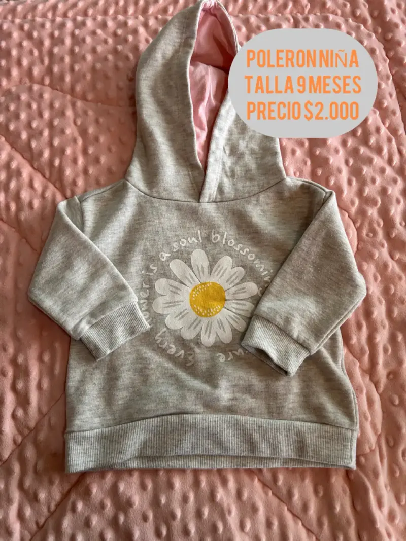 Polerón para niña