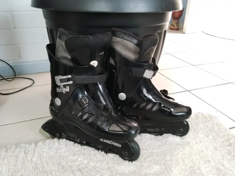 Patines en línea negros talla 38