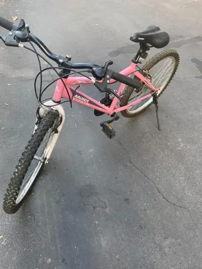 Bicicleta montaña rosada Avalanche en buen estado - miniatura 4