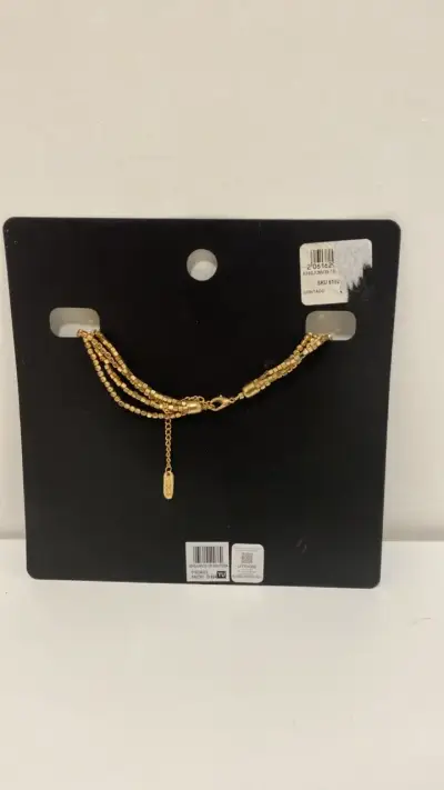 Collar de cuentas doradas Umbrale - miniatura 2