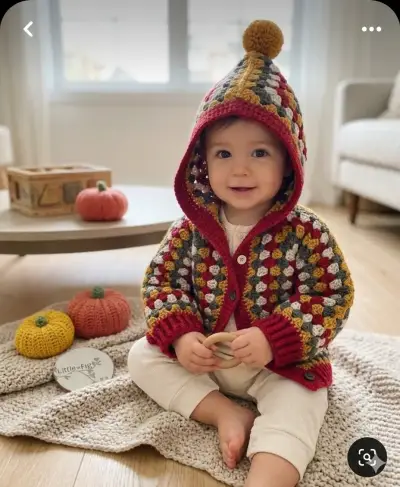 Zapatitos de bebé tejidos a crochet con diseño de osito - miniatura 6