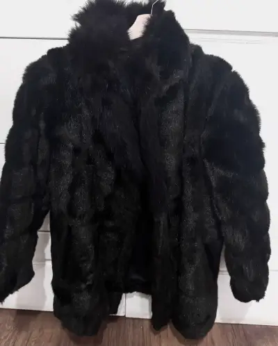 Abrigo de Pelo Sintético Talla S/M - miniatura 2