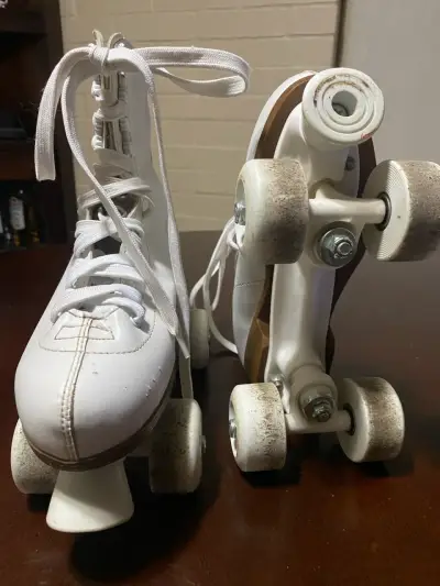 Patines de Cuatro Ruedas Blancos Euro Roller - miniatura 2