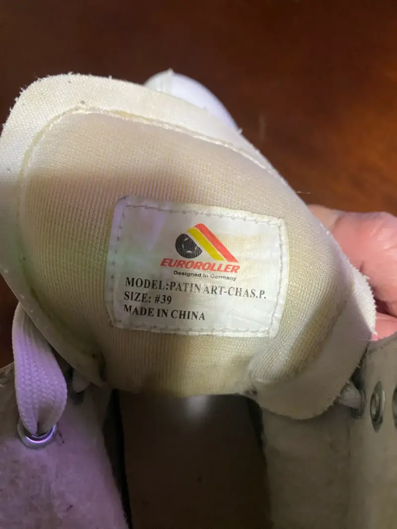 Patines de Cuatro Ruedas Blancos Euro Roller - 3