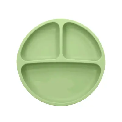 Plato de silicona para bebés con divisiones - miniatura 1