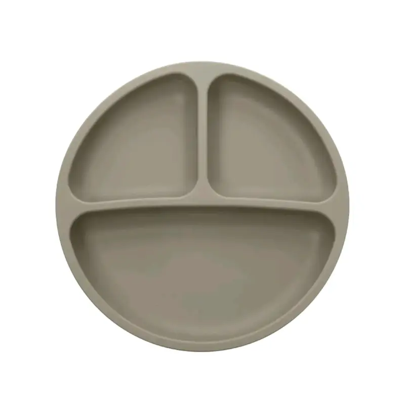 Plato de silicona para bebés con divisiones - 3