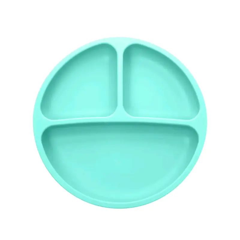 Plato de silicona para bebés con divisiones - 4
