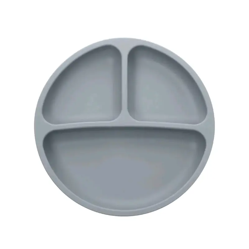 Plato de silicona para bebés con divisiones - 5