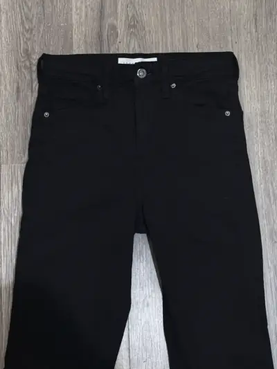 Jeans Topshop Jamie Flare Negro - miniatura 2