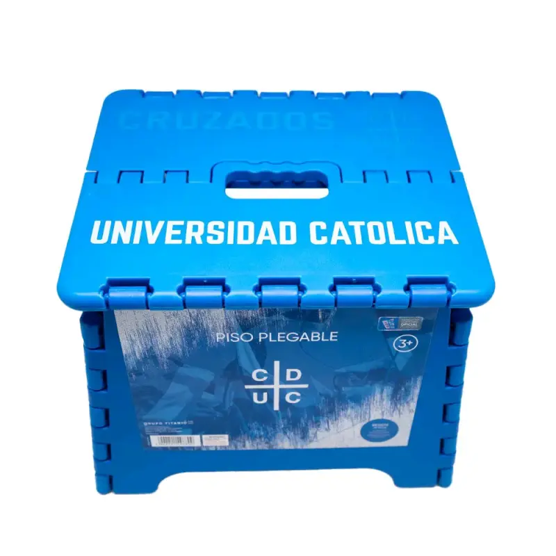 Piso plegable azul Universidad Católica - 1