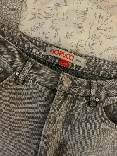 Jeans gris Fiorucci mujer talla 40 (horma pequeña) - miniatura 5