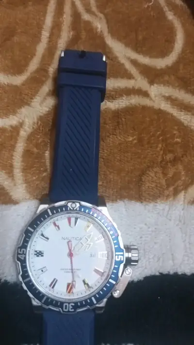 Reloj Nautica para hombre con correa azul - miniatura 1