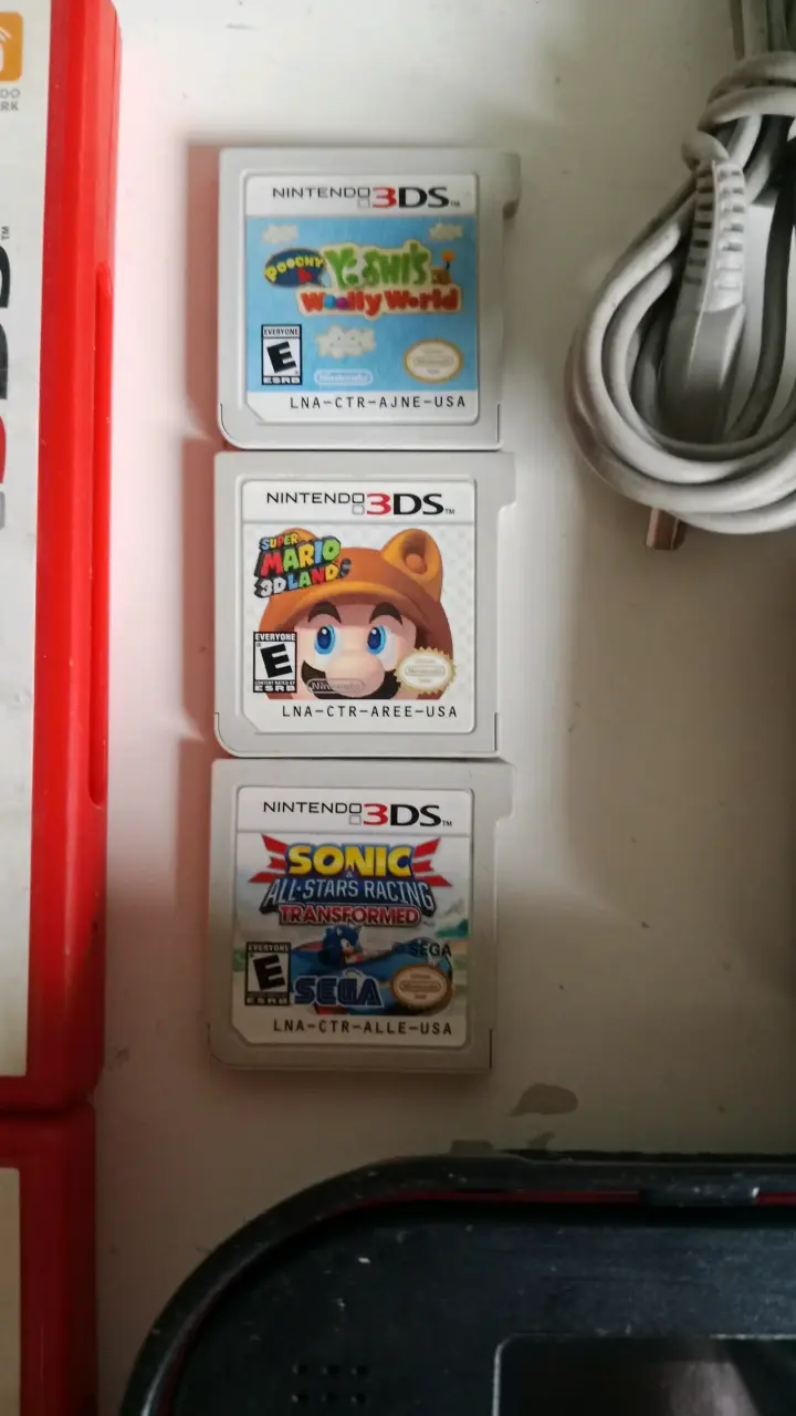 Juegos Nintendo 3DS: Yoshi, Mario y Sonic