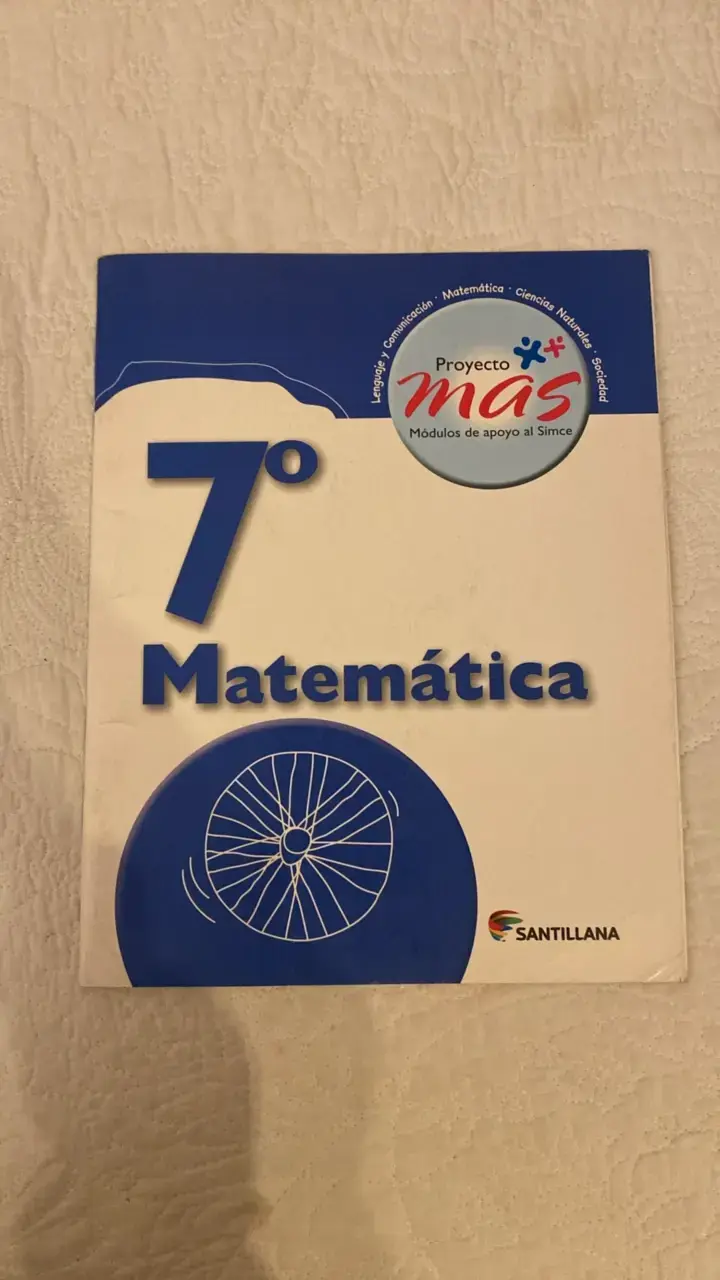 Libro de Matemáticas 7° Básico Santillana