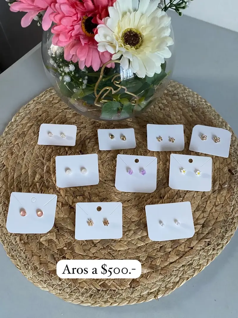 Aros dorados pequeños - 3