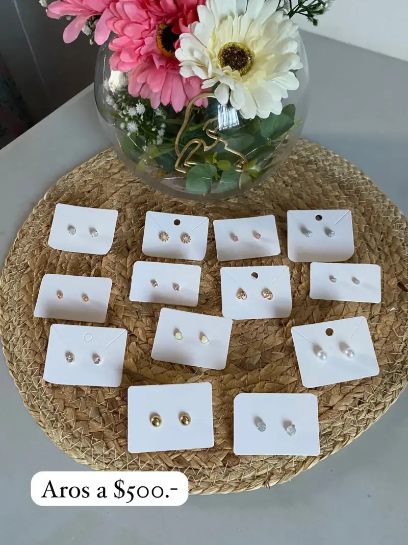 Aros dorados pequeños - 4