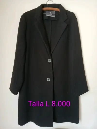 Abrigo negro de mujer talla M y L - miniatura 1