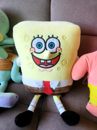 Set de peluches Bob Esponja, Patricio y Calamardo - miniatura 2