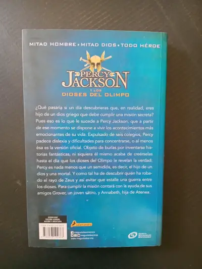 Libro Percy Jackson: El Ladrón del Rayo de Rick Riordan - miniatura 2