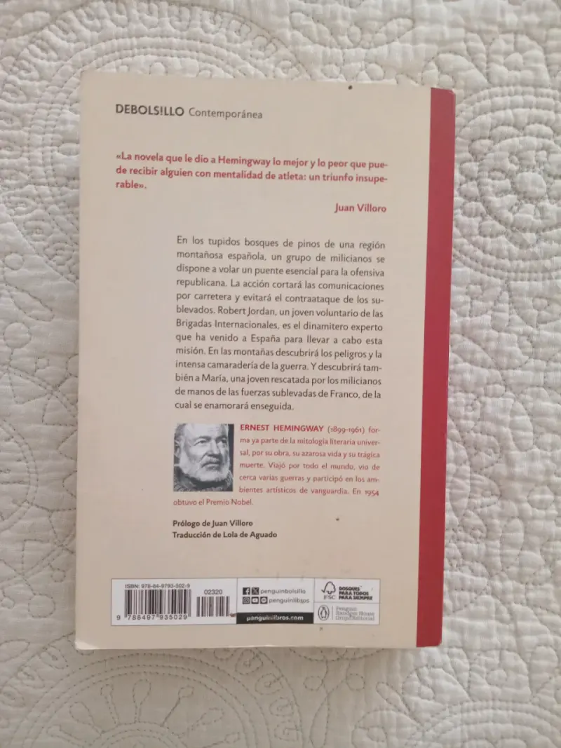 Libro 'Por quién doblan las campanas' de Ernest Hemingway - 2