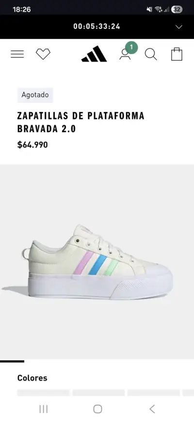 Zapatillas deportivas blancas adidas mujer - miniatura 4