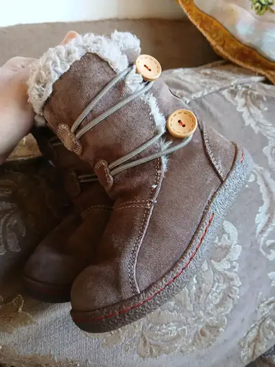 Botas de invierno para niños con forro de lana - miniatura 1