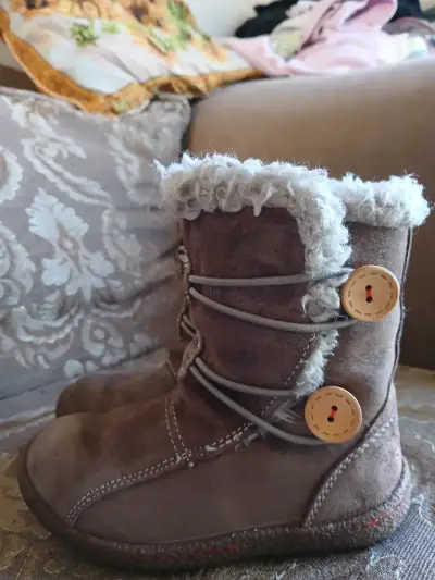 Botas de invierno para niños con forro de lana - miniatura 5