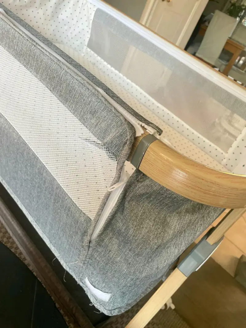 Cuna colecho para bebé con estructura de madera - 4