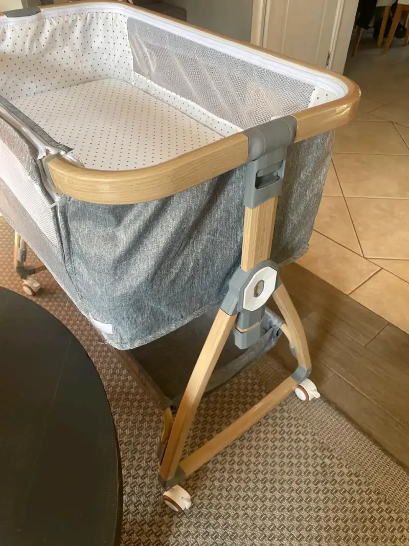 Cuna colecho para bebé con estructura de madera - 5
