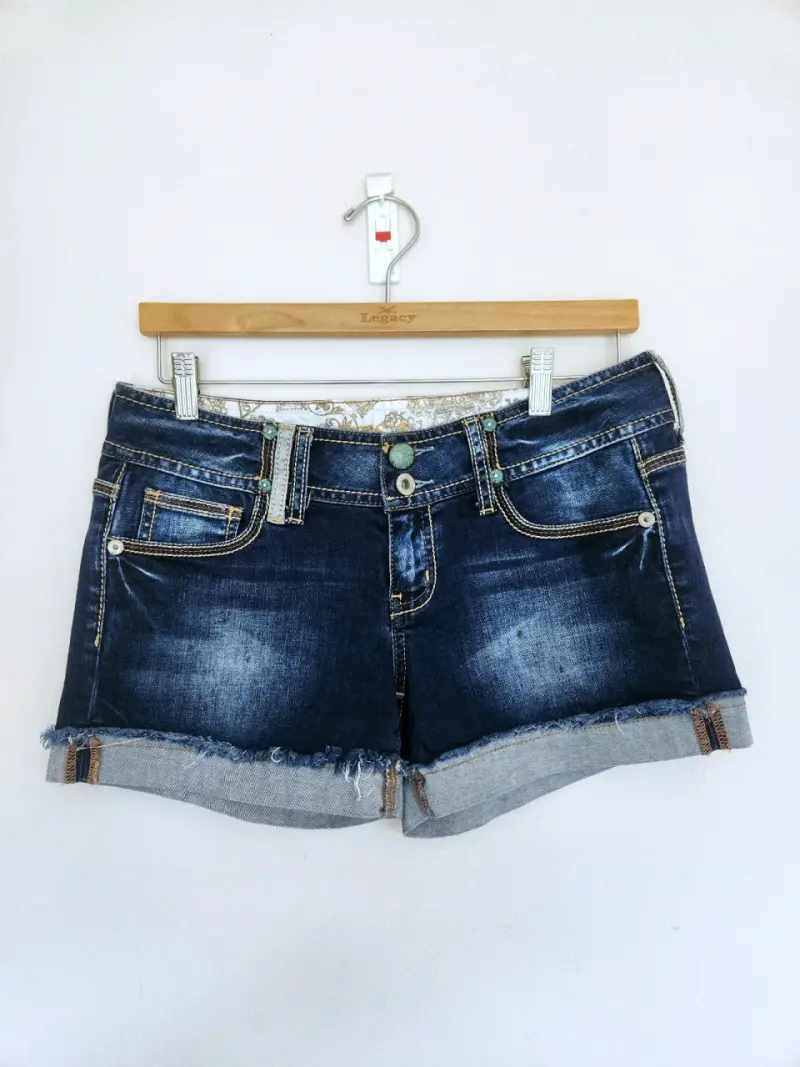 Shorts de mezclilla azul Guess - 1