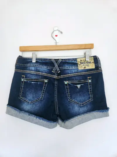 Shorts de mezclilla azul Guess - miniatura 2