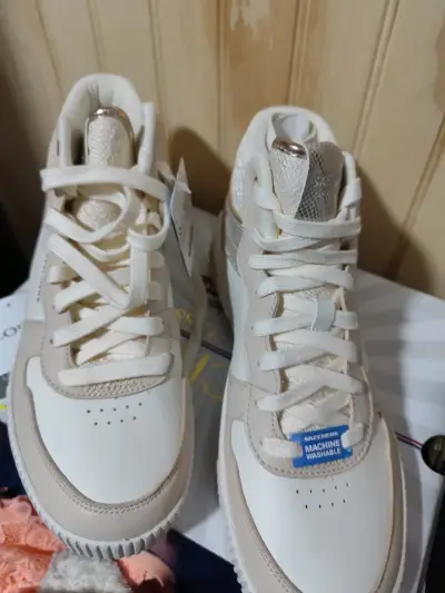 Zapatillas deportivas blancas Skechers para mujer - miniatura 3