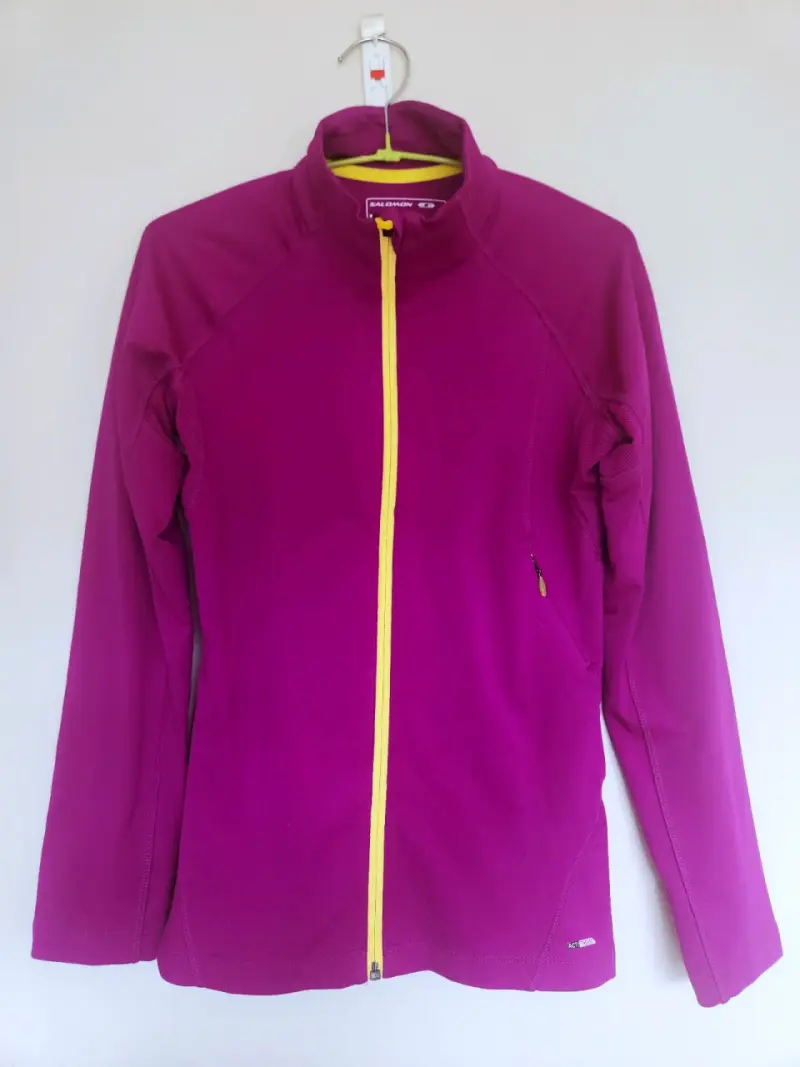 Chaqueta deportiva mujer Salomon fucsia - 1