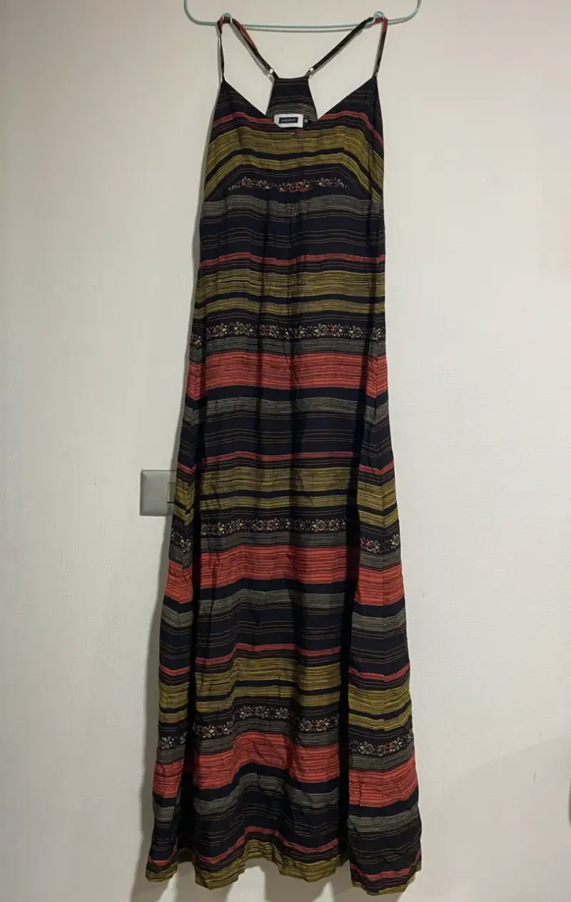 Vestido largo multicolor XS - 1