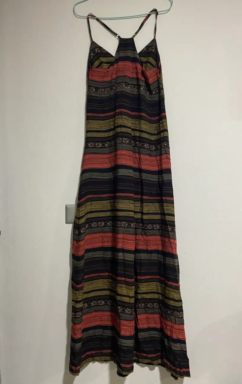 Vestido largo multicolor XS - 3