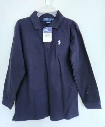 Polera Polo Ralph Lauren azul marino para niño - miniatura 1