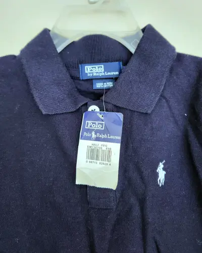 Polera Polo Ralph Lauren azul marino para niño - miniatura 3