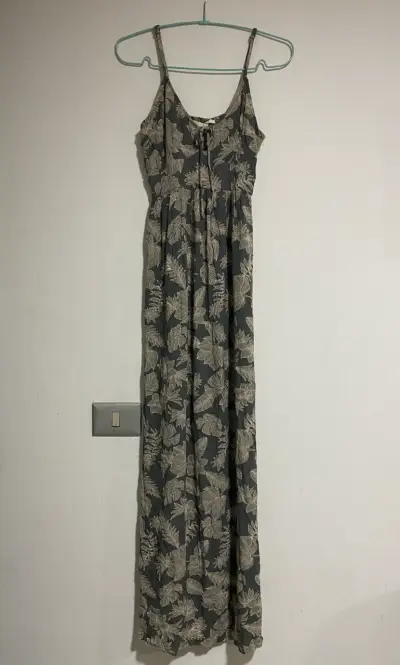 Vestido largo estampado floral XS - miniatura 1